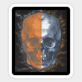 Da Vinci Skull Recolor #1 Sticker
